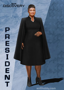 President of United Earth Costume Design card