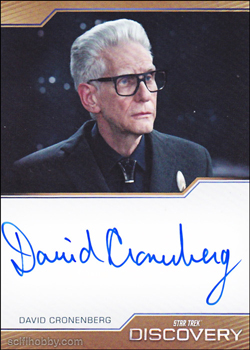 David Cronenberg Autograph Card Archive Box Exclusive Card