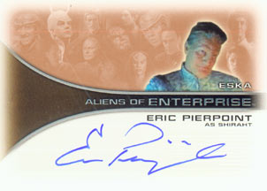 Eric Pierpoint as Shiraht Autograph card