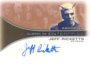 Jeff Ricketts as Keval Autograph card