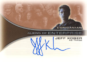 Jeff Kober as Traeg Autograph card