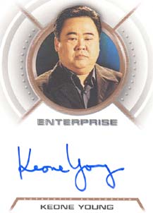 Keone Young as Hoshi's Father Autograph card