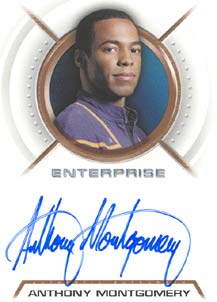 Anthony Montgomery as Travis Mayweather Autograph card