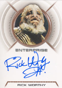 Rick Worthy as Xindi-Arborial Autograph card