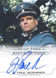 J. Paul Boehmer as SS Officer Autograph card