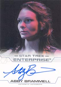 Abby Brammell as Persis Autograph card
