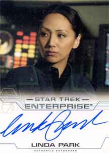 Linda Park as Ensign Hoshi Sato Autograph card
