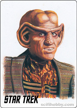Quark Starfleet's Finest Painted Portrait Metal Parallel card