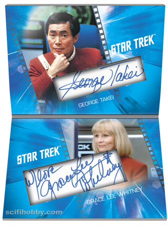 George Takei/Grace Lee Whitney as Sulu/Rand in Star Trek: The Undiscovered Country Other Autograph card