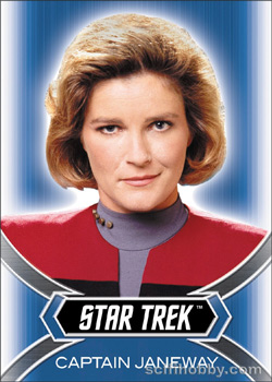 Captain Janeway and Commander Chakotay Dynamic Duos Mirror card