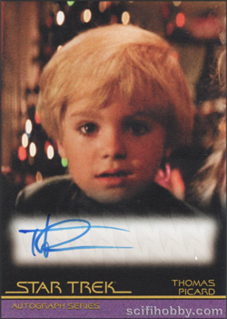 Thomas Dekker as Thomas Picard in Star Trek Generations Movie Autograph card