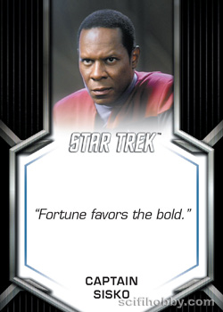 Captain Sisko Expressions of Heroism