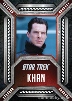 Khan Laser Cut Villians card