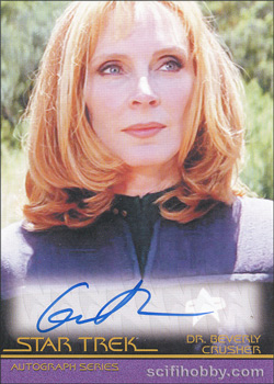 Gates McFadden as Dr. Beverly Crusher in Star Trek Insurrection Movie Autograph card