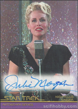 Julie Morgan as Nightclub Singer in Star Trek: First Contact Movie Autograph card