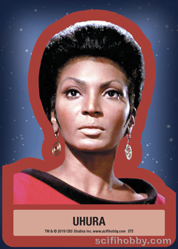 Uhura Throwback Sticker card