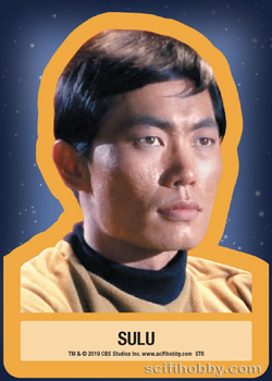 Sulu Throwback Sticker card