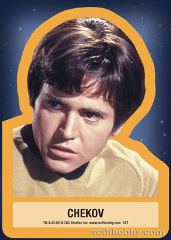 Chekov Throwback Sticker card