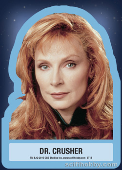 Dr. Crusher Throwback Sticker card