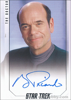 Robert Picardo as The Doctor Bridge Crew Autograph card