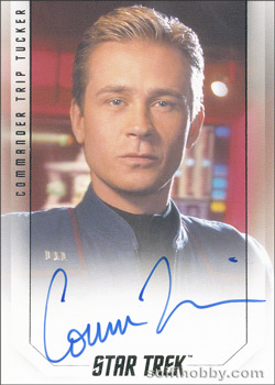 Connor Trinneer as Trip Tucker Bridge Crew Autograph card