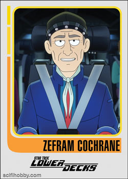 Zefram Cochrane Star Trek Lower Decks Character Expansion