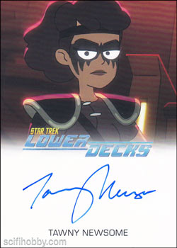 Tawny Newsome as the voice of Vindicta Autograph card