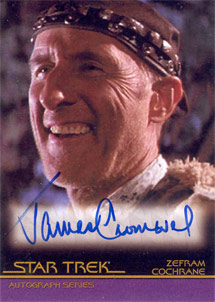 James Cromwell as Zefram Cochrane in TVIII: First Contact Autograph card