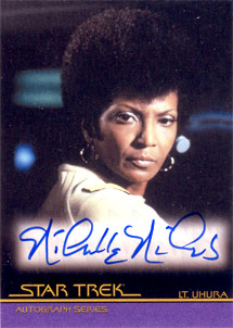 Nichelle Nichols as Lt. Uhura in Star Trek: The Motion Picture Autograph card