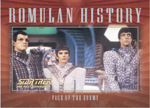 Face of the Enemy Romulan History