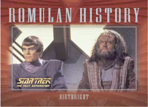 Birthright Romulan History