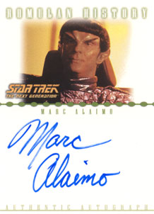 Marc Alaimo as Commander Tebok Autograph card