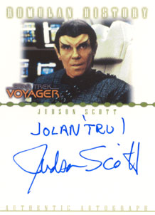 Judson Scott as Rekar Autograph card