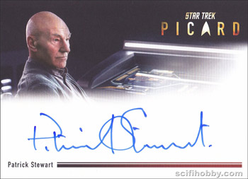 Patrick Stewart as Jean-Luc Picard Autograph card