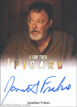 Jonathan Frakes as Commander William Riker Autograph card