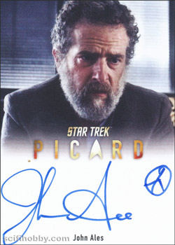 John Ales as Bruce Maddox Autograph card