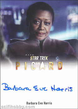 Barbara Eve Harris as Captain Emily Bosch Autograph card