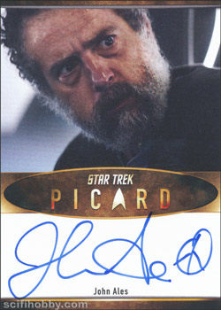 John Ales as Bruce Maddox Autograph card