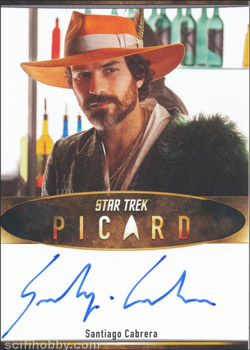 Santiago Cabrera as Cristobal Rios Autograph card