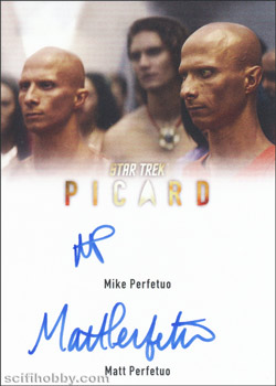 Matt Perfetuo and Mike Perfetuo Autograph card