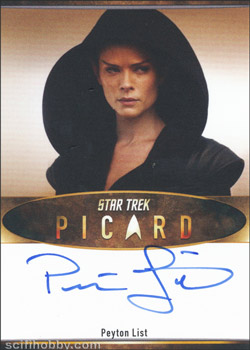 Peyton List as Narissa Autograph card