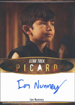 Ian Nunney as Young Elnor Autograph card
