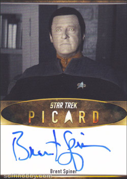 Brent Spiner as Data Autograph card