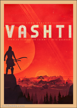 Vashti Promotional Travel Posters