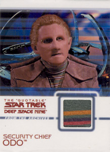 Security Chief Odo from Trials and Tribble-ations Costume card