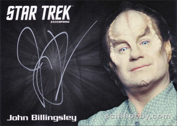 John Billingsley Autograph card