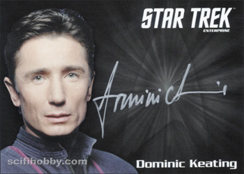 Dominic Keating Autograph card
