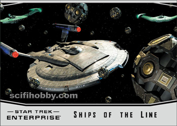 NX01 Enterprise in Romulan Mine Field Ships of Line