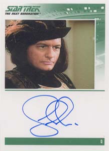 John de Lancie as Q Autograph card