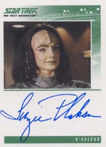 Suzie Plakson as K'Ehleyr Autograph card